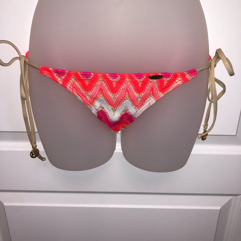 Luli Fama tie side full Ruched back bottoms